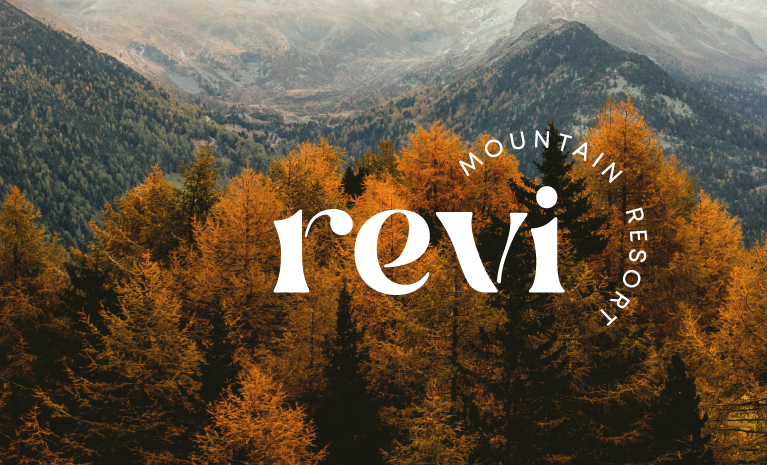 Logo design for Revi Mountain Resort. By The Blank Sheep.